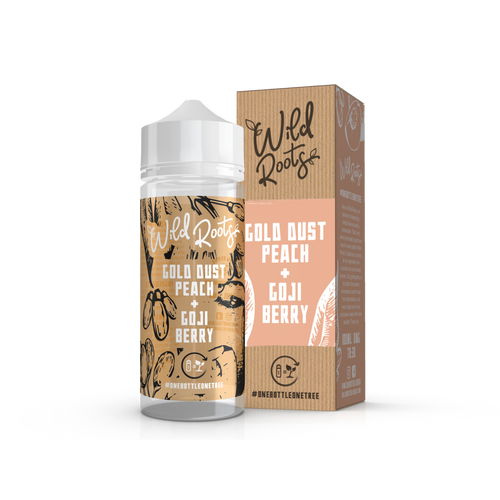 Gold Dust Peach Shortfill E-liquid by Wild Roots